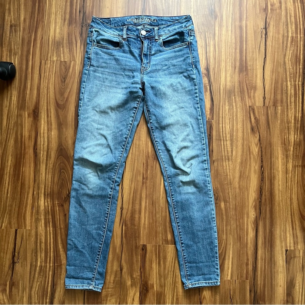 AMERICAN EAGLE hi rise jegging “super stretch” skinny jeans